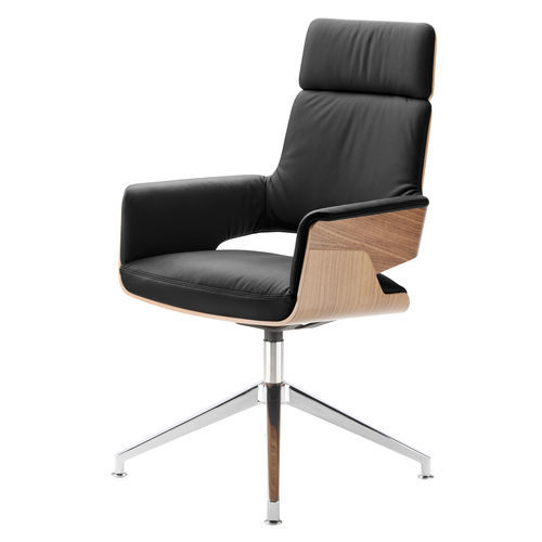 Современный стул для посетителей - S 840 - THONET - для интерьера / из ткани / из кожи