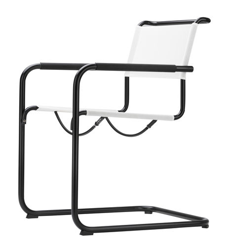 Современный cтул - ALL SEASONS : S 34 N - THONET - для наружного применения / из ткани / с основанием из стали, покрытой порошком