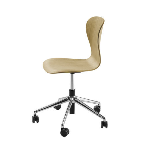 Современный cтул - S 220 DRW - THONET - для интерьера / из дуба / с основанием из алюминия