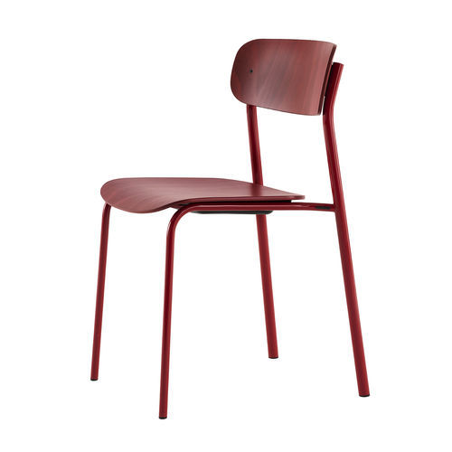 Классический cтул - S 243 - THONET - для интерьера / из формованной фанеры / с основанием из стали