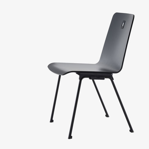 Современный cтул для столовых - S 762 - THONET - для интерьера / из пластика / из формованной фанеры