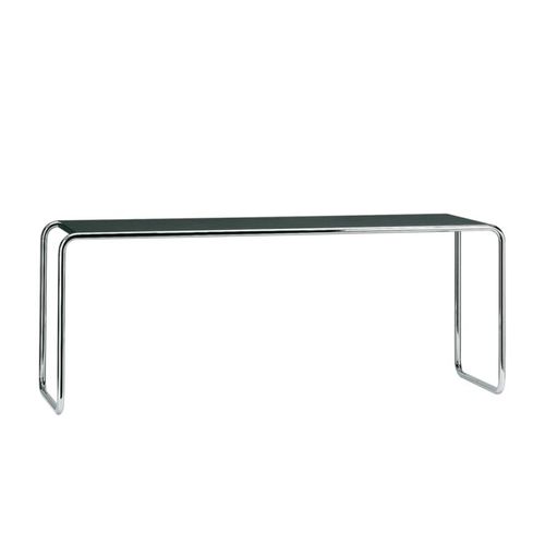 Журнальный столик дизайн Баухаус - B 10 - THONET - из дерева / с основанием из хромированной стали / прямоугольный