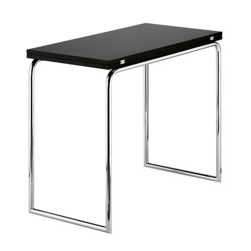 Современный стол-консоль - B 109 - THONET - из дерева / с основанием из стали / прямоугольный