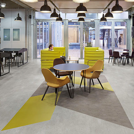Виниловое напольное покрытие - SILENTFLOR PUR - Polyflor - для интерьера / для домашнего использования / для сектора услуг