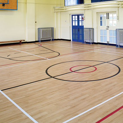Спортивное покрытие для интерьера - 67 - Polyflor - виниловое / для спортивных залов