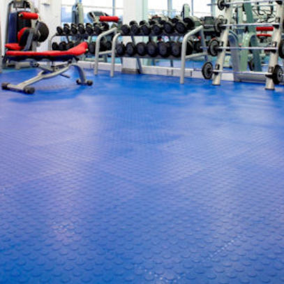 Напольное покрытие из каучука - SAARFLOOR NOPPE STUD - Polyflor - для интерьера / для сектора услуг / из плит