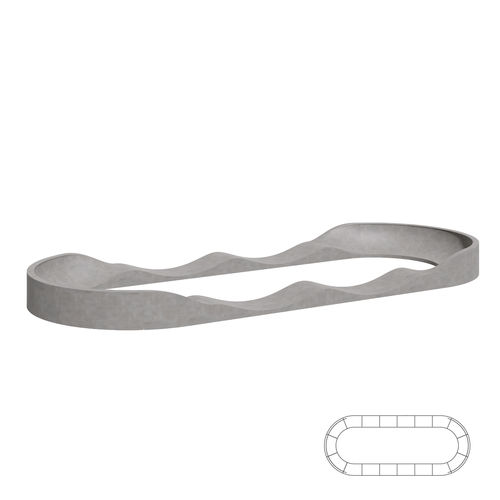 Памп-трек для серфинг-парка - 01163 - Oval Circuit Model II - A Amop Synergies - модульный / для байк-парков / тип «волна»