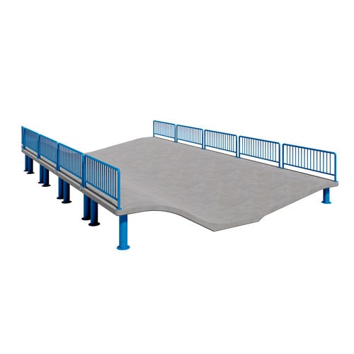 Сооружение для скейт-парка тип «волна» - C 01314 - A Amop Synergies - из бетона