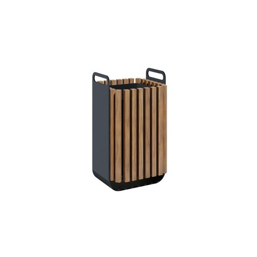 Урна для бумаги из дерева - GRIP 32022 - A Amop Synergies - из окрашенной стали