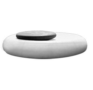Общественная скамейка органический дизайн - LANDSCAPES : STONE XL WITH TOPPER XL - A Amop Synergies - из бетона