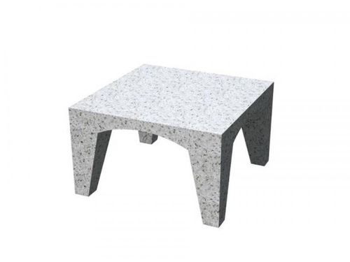 Современный журнальный столик - LORD: Coffe Table - A Amop Synergies - из бетона / квадратный / для общественных мест