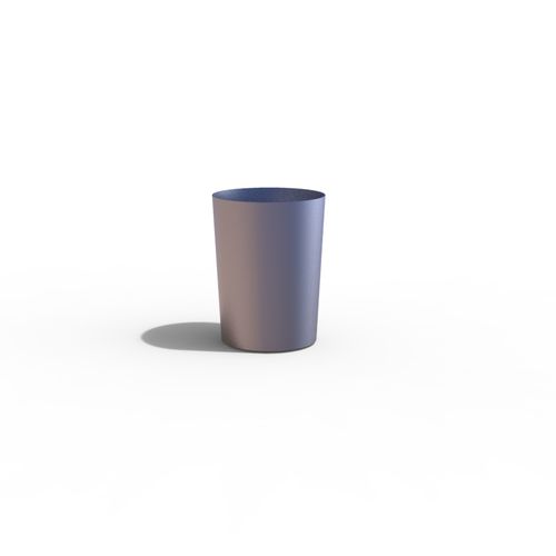 Кадка для садовых растений из стали - LUGARCOMUM: STEEL PLANTER S - A Amop Synergies - круглая / современная / для общественных мест