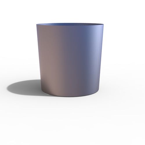 Кадка для садовых растений из стали - LUGARCOMUM: STEEL PLANTER XL - A Amop Synergies - круглая / современная / для общественных мест