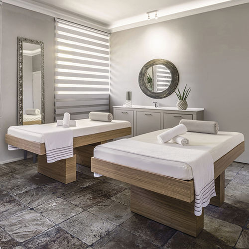 Массажный стол по индивидуальному заказу - AKTICE SPA - AKT GROUP - электрический / из дерева / из экокожи