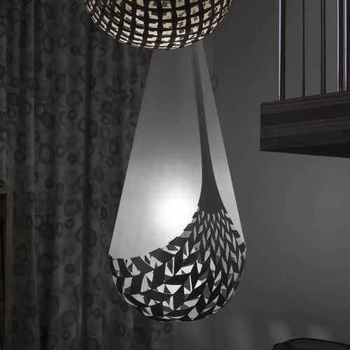 Подвесная лампа - BASKET - David Trubridge Design - из алюминия / из пластика / уникальный дизайн