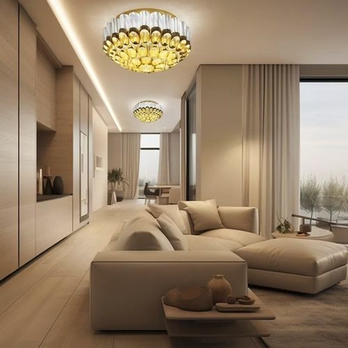 Современный потолочный светильник - ODEON - Slamp - круговой / из Goldflex® / из Lentiflex®