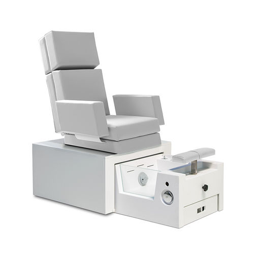 Кресло для спа-педикюра из кожи - PediSpa Compact  - Gharieni Group - с подголовником / с опорой для ступней / с наклонной спинкой