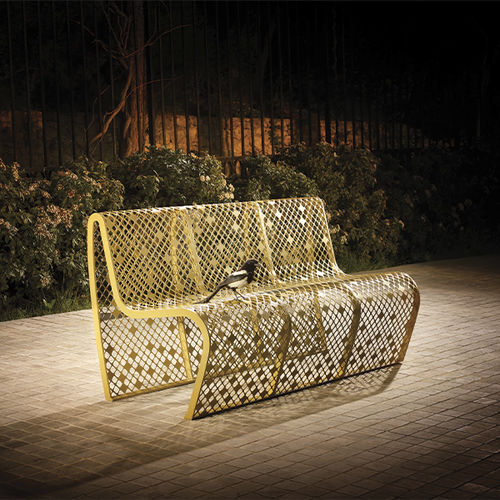 Современная скамейка для сада - ELINIUM - CYRIA | Mobilier Urbain - из термолакированной стали / из окрашенной стали / из металлической проволоки