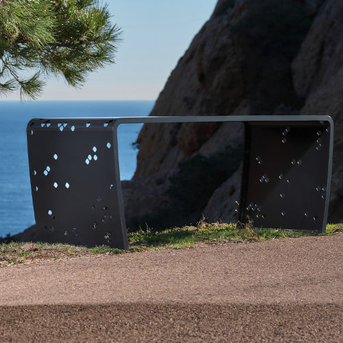 Современный стол - ELINIUM - CYRIA | Mobilier Urbain - из стали / из гальванизированной стали / из окрашенного металла
