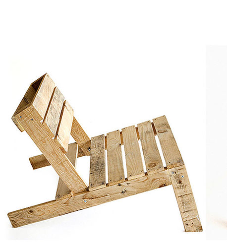 Современное низкое кресло - PALLET  - studiomama - из дерева