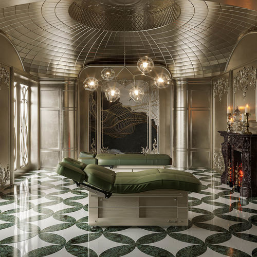 Электрический массажный стол - FLORENCE - Lemi BEAUTY & SPA - из дерева / из алюминия / с регулируемой высотой