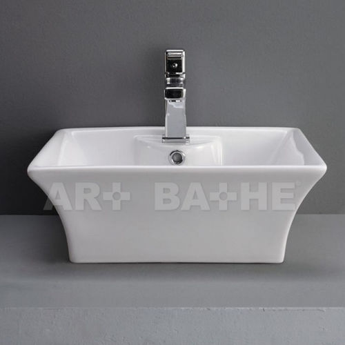 Настольная раковина - ETON  - artbathe - из керамики / прямоугольная / современная