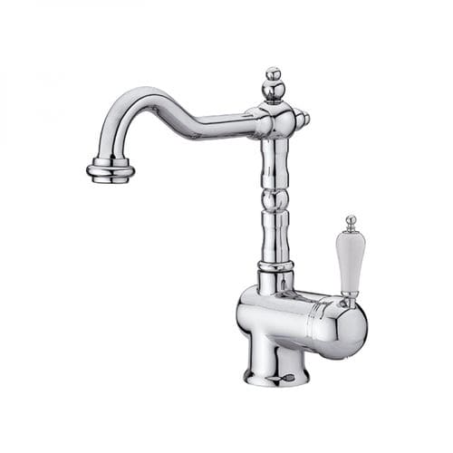 Однорычажный смеситель для раковины - 910700/910799 - GRB MIXERS - настольный / из хромированного металла / для ванной комнаты