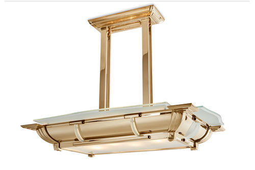 Подвесная лампа - NEW ORLEANS - GOLD - Art Deco Schneider - из полированной латуни / из золота / классическая