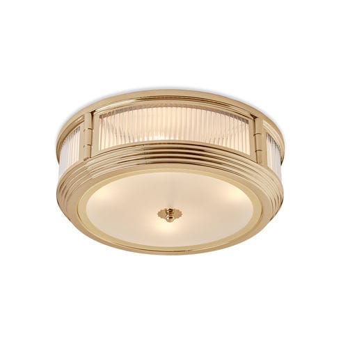 Классический потолочный светильник - CIRCUS GOLD - Art Deco Schneider - круглый / из стекла / из полированной латуни