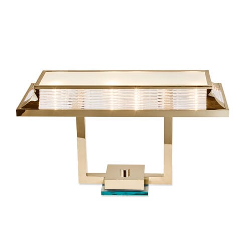 Настольная лампа - PARIS TABLE II GOLD - Art Deco Schneider - из полированной латуни / ар-деко / проводная