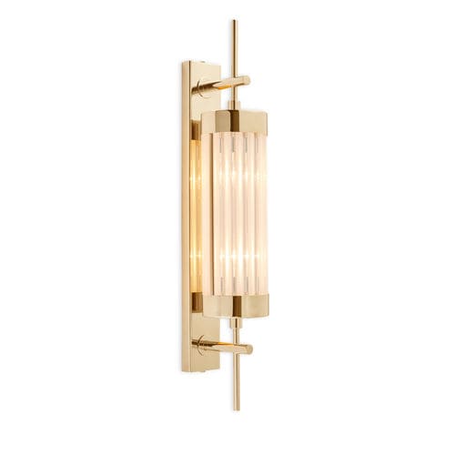Настенный светильник ар-деко - DORTMUND GOLD - Art Deco Schneider - для интерьера / из латуни / фиксированный