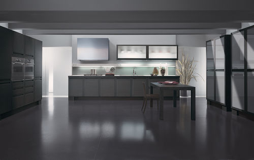 Современная кухня - MILANO - Biefbi Cucine - из фанерованной древесины / из цельной древесины / со встроенной ручкой