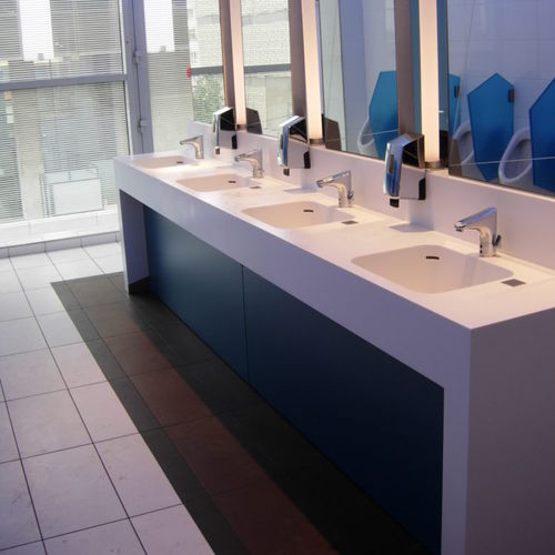Встраиваемая раковина - IMAGE 02 - IMAGE - из Corian® / с умягчителем воды / множественная