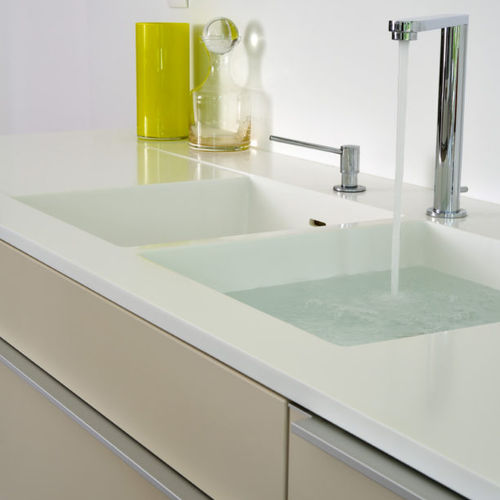 Кухонная раковина 2 чаши - IMAGE 14 - IMAGE - из Corian® / интегрированная / современная