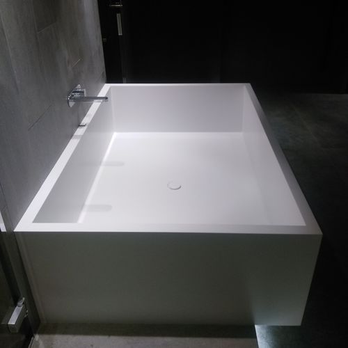 Отдельностоящая ванна - IMAGE 05 - IMAGE - из Corian® / белая