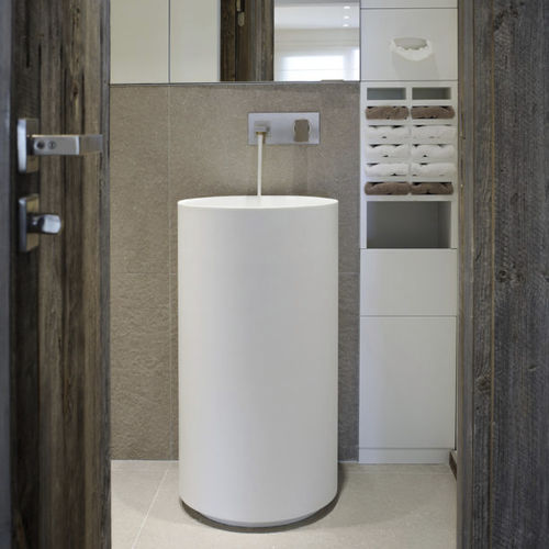 Напольная раковина - IMAGE 13 - IMAGE - из Corian® / круглая / современная