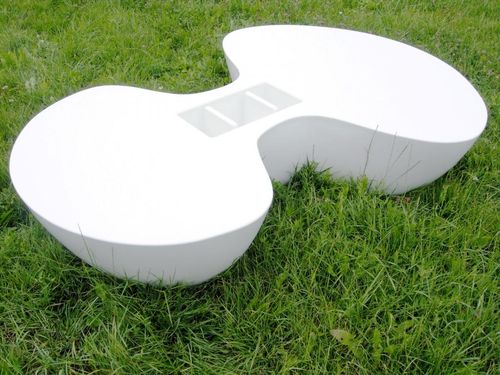 Современный журнальный столик - IMAGE.03 - IMAGE - из Corian® / для бытового использования / для наружного применения