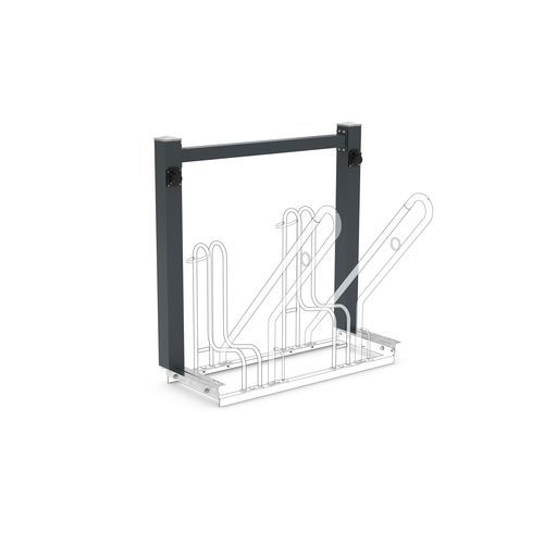 Станция подзарядки для электрических велосипедов - 105000152 - wsm Raumsysteme - напольное крепление / для наружного применения / 2 зарядных кабеля