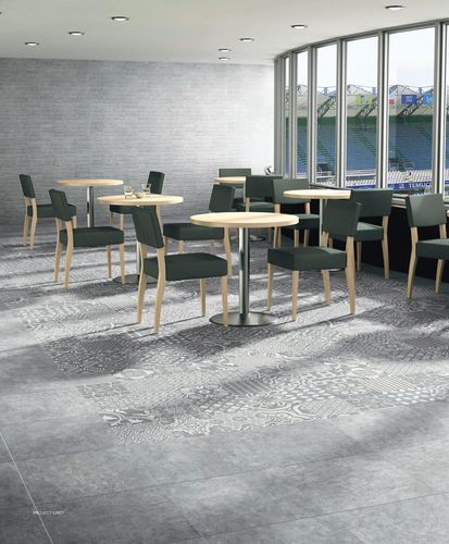 Плитка из керамогранита - METAL EFFECT CEMENT : PROJECT - Ceracasa Ceramica - полированная / для интерьера / для кухни
