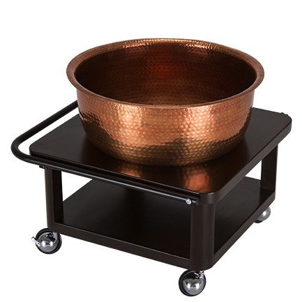 Ванна для ног для профессионального использования - COPPER BOWL ROLL-UP - Living Earth Crafts - отдельностоящая