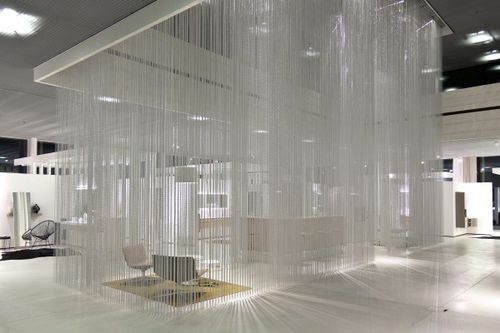 Разделитель пространства из металла - RAINY CEILING - KriskaDECOR - подвесной