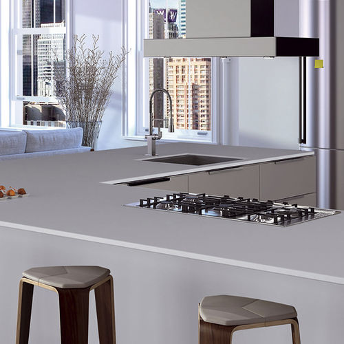 Квариловая рабочая поверхность - ICE ZEMENT - COMPAC The Surfaces Company - для кухни