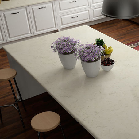 Квариловая рабочая поверхность - PERLINO - COMPAC The Surfaces Company - для кухни