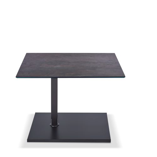Современный вспомогательный столик - K528 KOLO - Ronald Schmitt Design - из дерева / из стекла / из лакированного металла