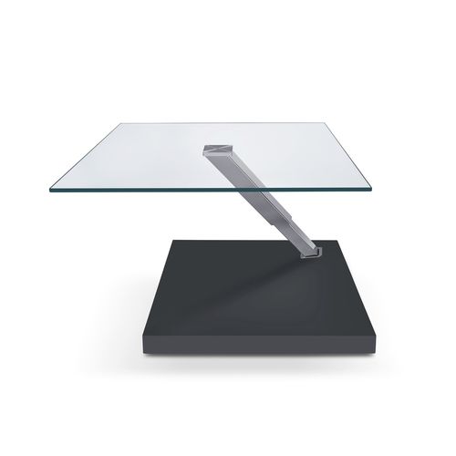 Современный журнальный столик - K494 IXAR - Ronald Schmitt Design - из цельной древесины / из лакированной МДФ / из стекла