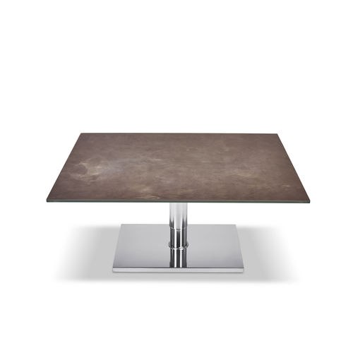 Современный журнальный столик - K536 KOLO - Ronald Schmitt Design - из цельной древесины / из лакированного стекла / из матового стекла