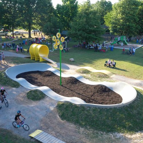 Памп-трек для серфинг-парка - COLUMBUS, KS - World Skate Parks - из бетона