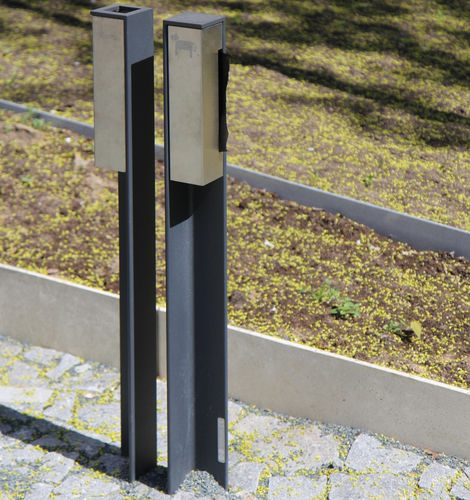 Пепельница на ножках - VALET - mmcité street furniture - из гальванизированной стали / из нержавеющей стали / для улицы