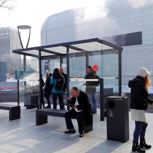 Кабина для курильщиков - AUREO - mmcité street furniture