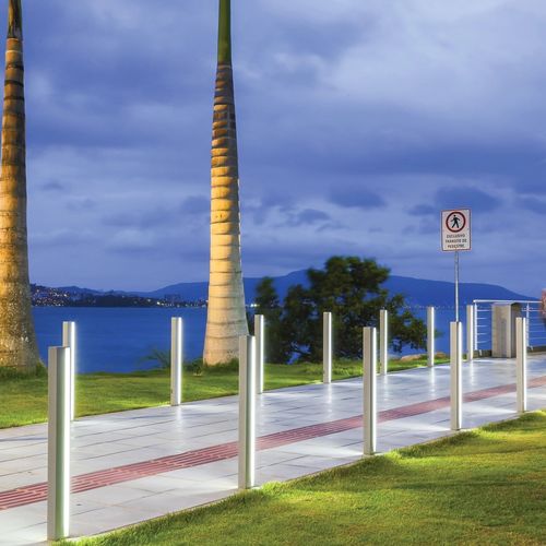 Городской столбик освещения - ELIAS - mmcité street furniture - современный / из стали / LED